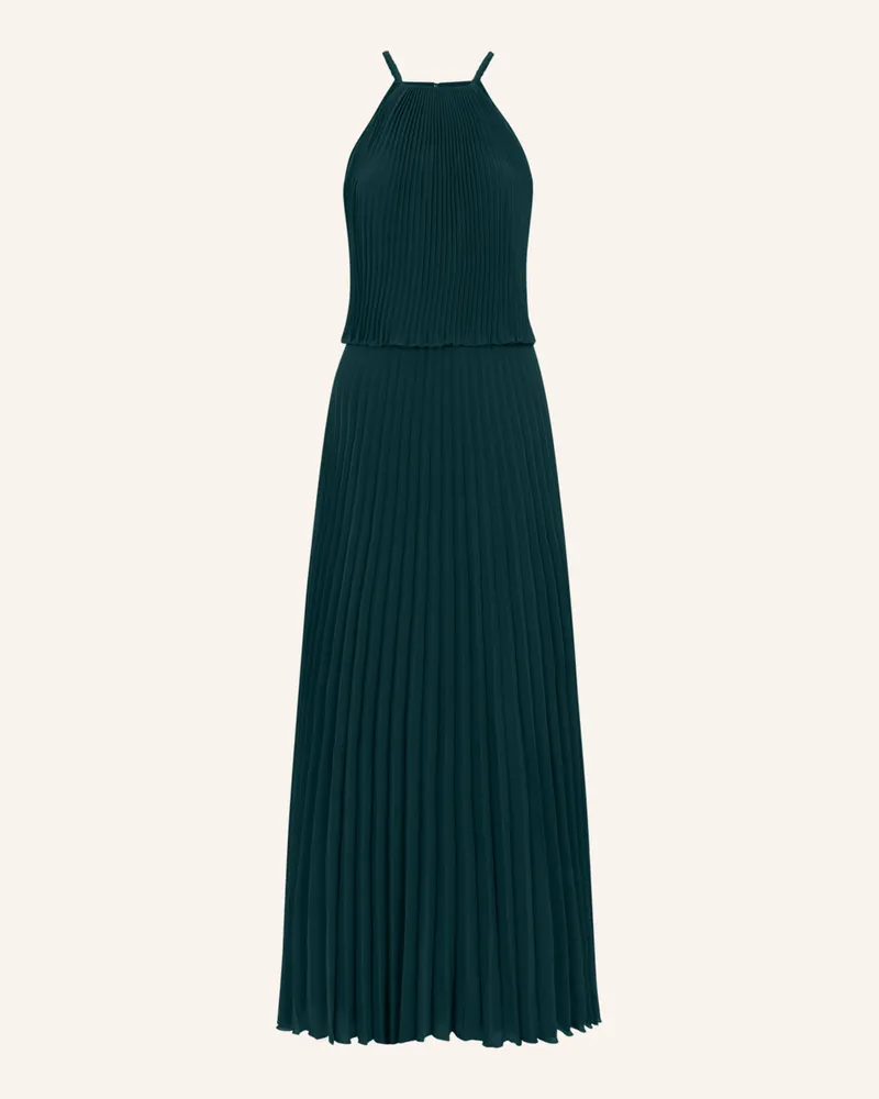 Apart Chiffonkleid Dunkelgrün