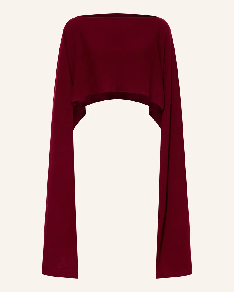Talbot Runhof Cashmere-Stola rot Dunkelrot