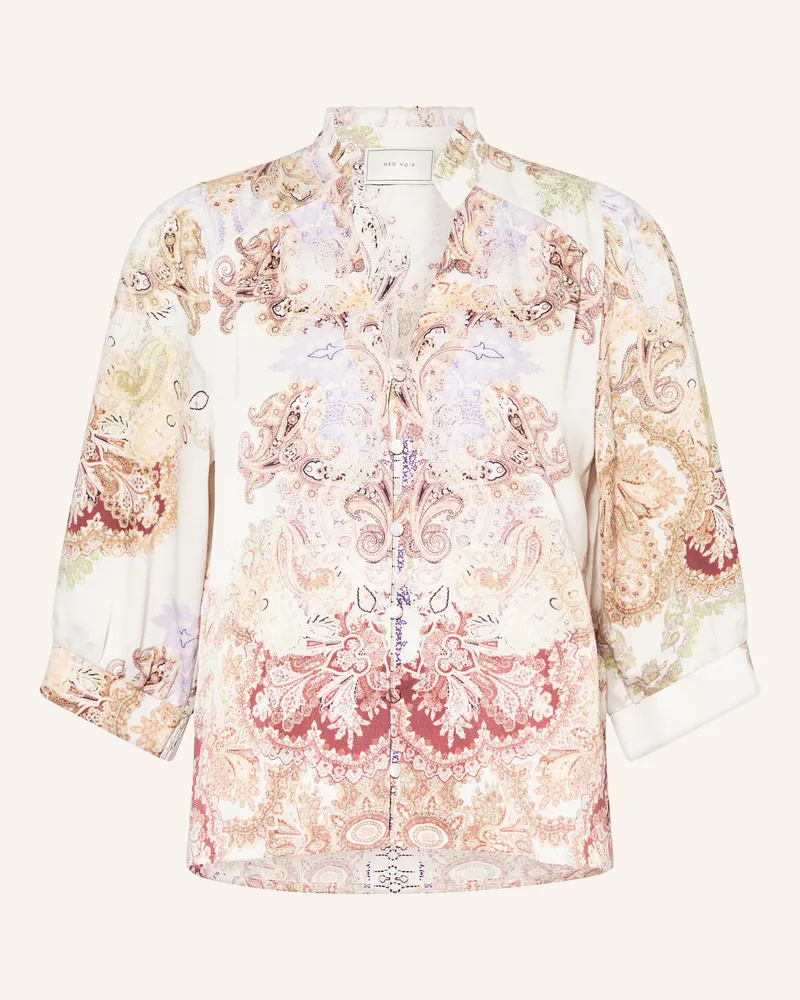 Neo Noir Bluse ROSELLE mit 3/4-Arm Creme