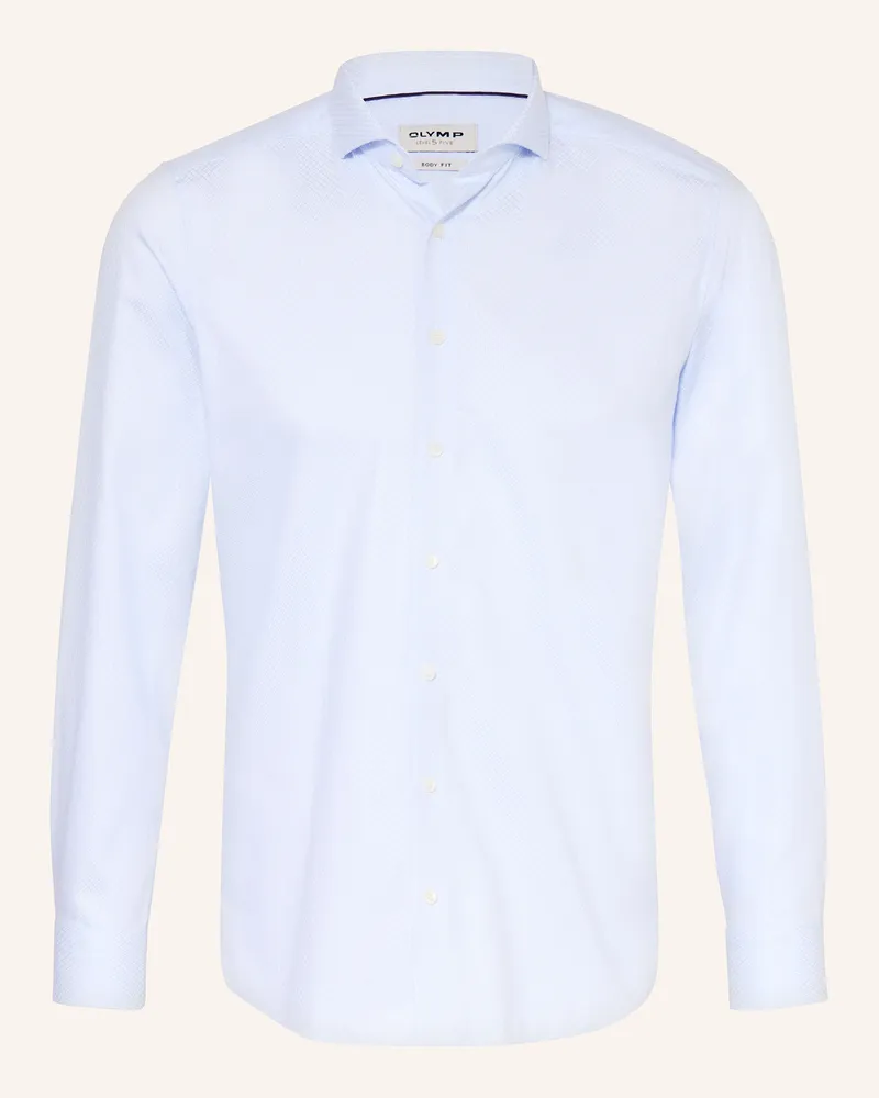 Olymp Hemd Level Five body fit Hellblau
