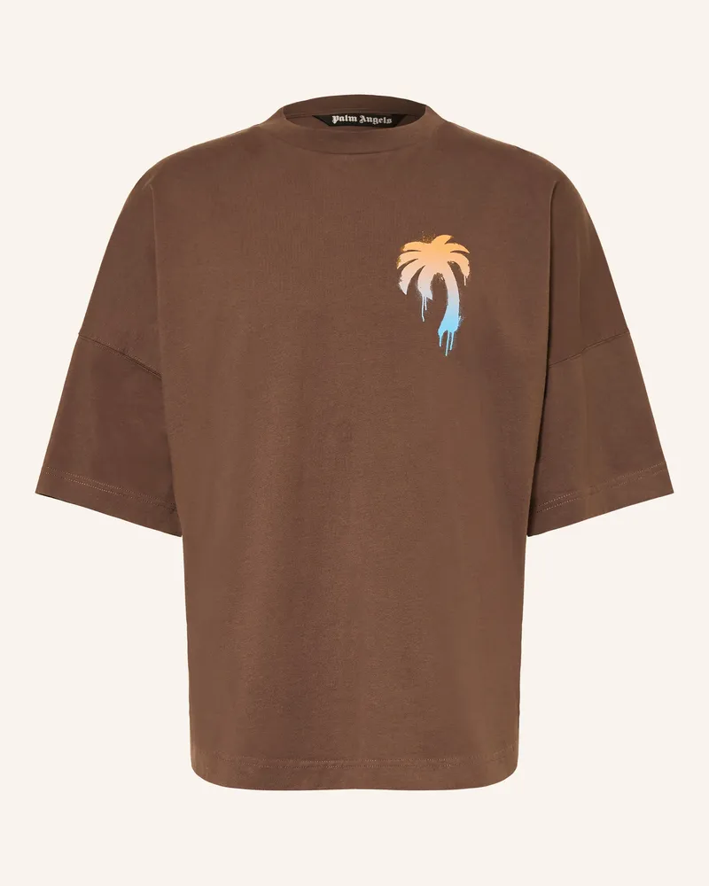 Palm Angels T-Shirt braun Braun