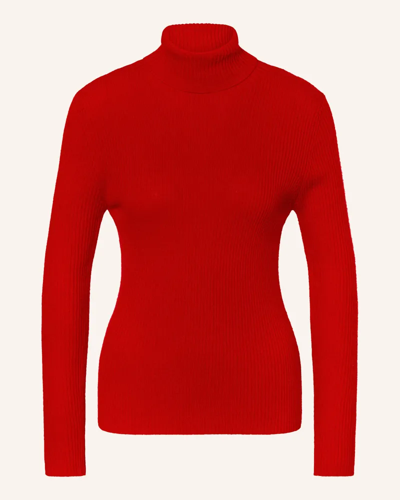 Darling Harbour Rollkragenpullover Rot