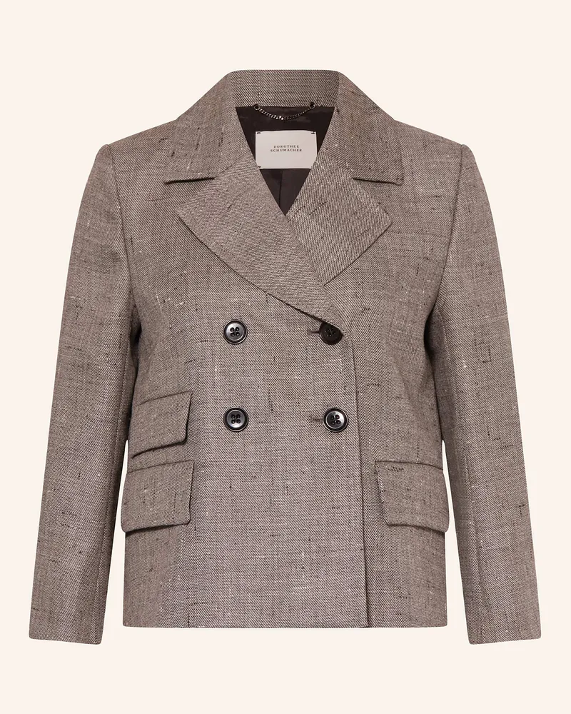 Dorothee Schumacher Blazer CASUAL ATTRACTION Braun