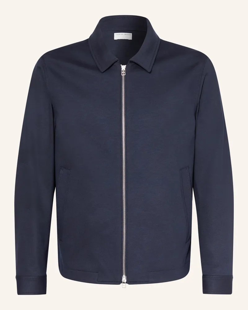 Tiger of Sweden Jersey-Overjacket Barnaby blau Dunkelblau