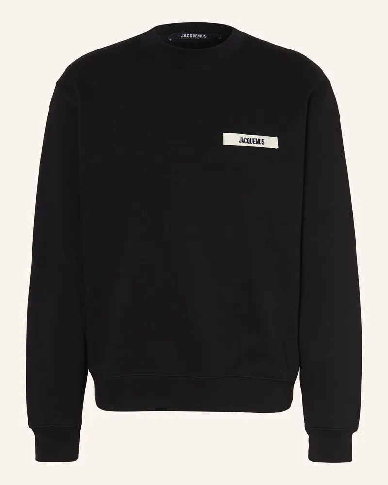Jacquemus Sweatshirt Le Sweatshirt Gros Grain schwarz Schwarz