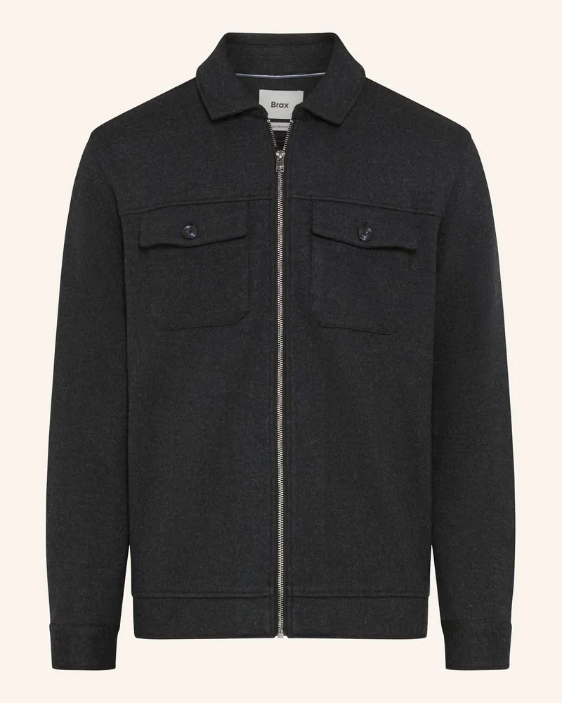 Brax Overshirt STYLE SANTIAGO Dunkelgrau