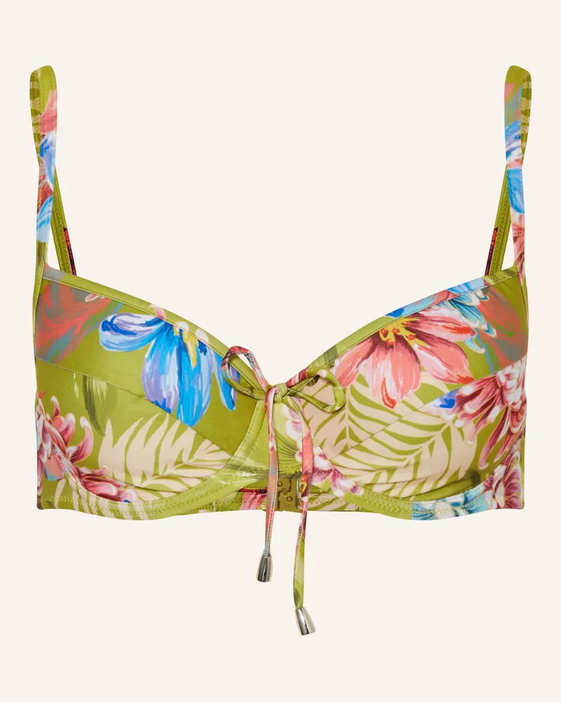 Lidea Bügel-Bikini-Top BOTANIC BURST Hellgrün