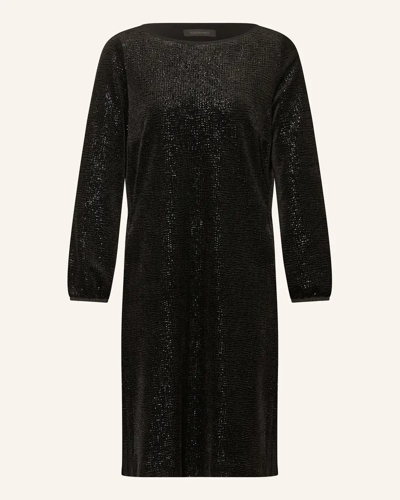 Elena Mirò Samtkleid Oliv