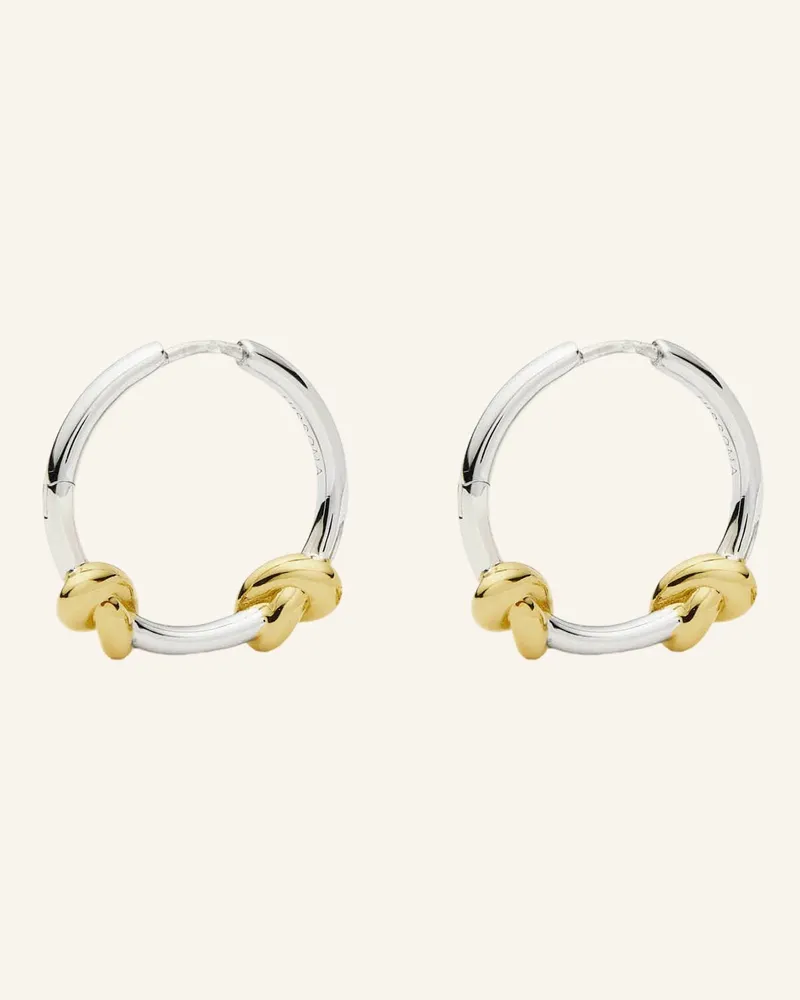 Missoma Creolen Lucy Williams Knot Small Hoop Earrings By Glambou gold Gold