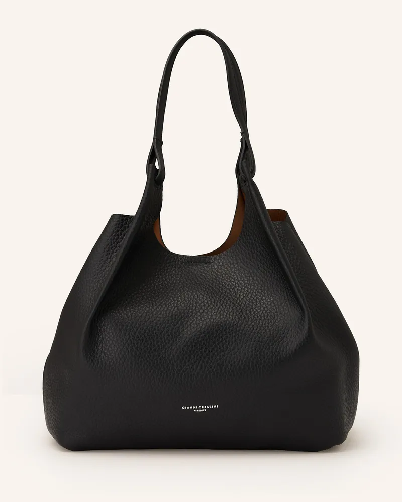 Gianni Chiarini Hobo-Bag DUA XL mit Pouch Schwarz