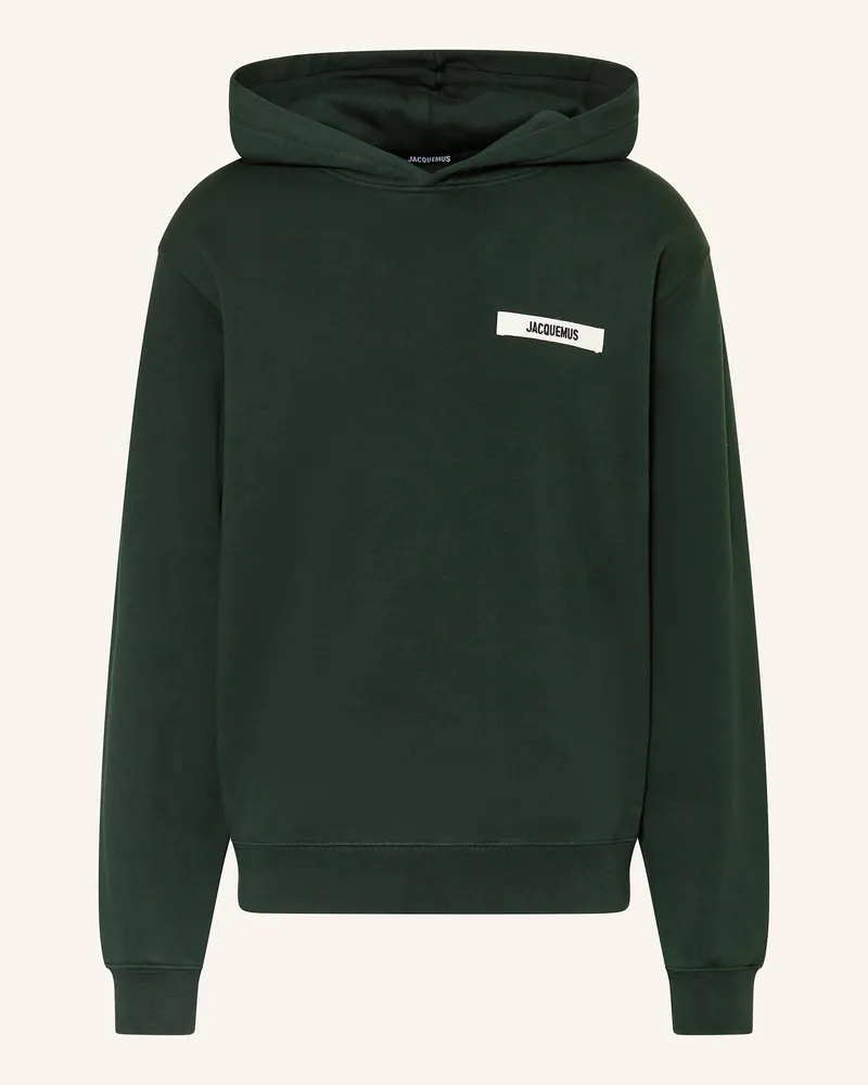 Jacquemus Hoodie LE HOODIE GROS GRAIN Dunkelgrün