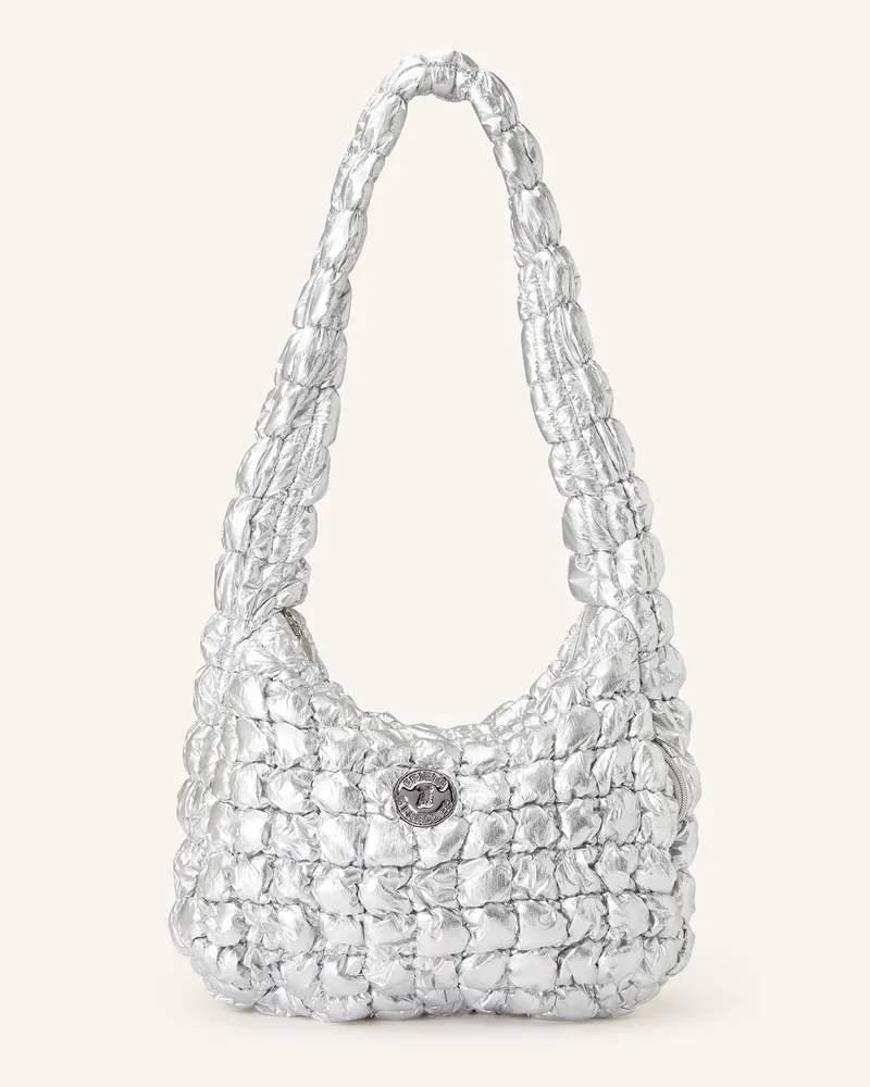 Frieda & Freddies Schultertasche Silber