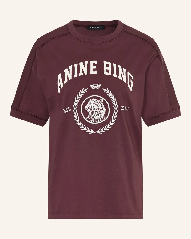 Anine Bing T-Shirt Jaylin rot Altrosa