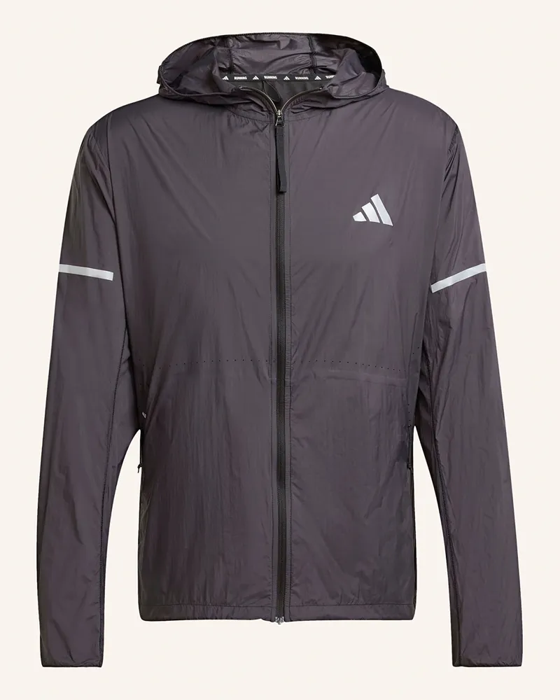 adidas Laufjacke Ultimate Uv schwarz Schwarz