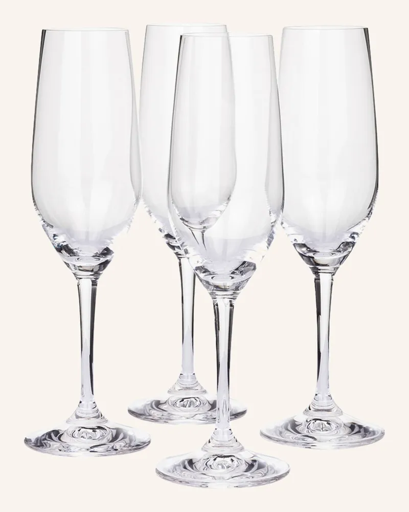 Riedel 4er-Set Champagnergläser Vivant Champagne transparent Transparent