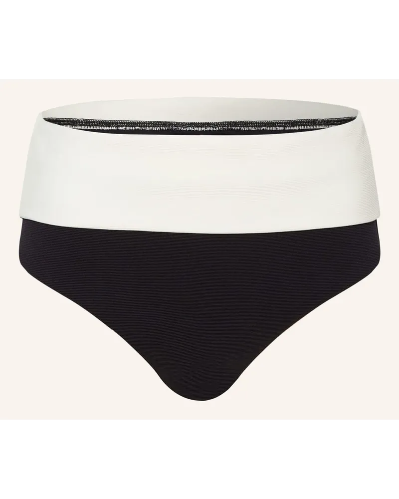 JETS Australia High-Waist-Bikini-Hose ISLA RIB Schwarz