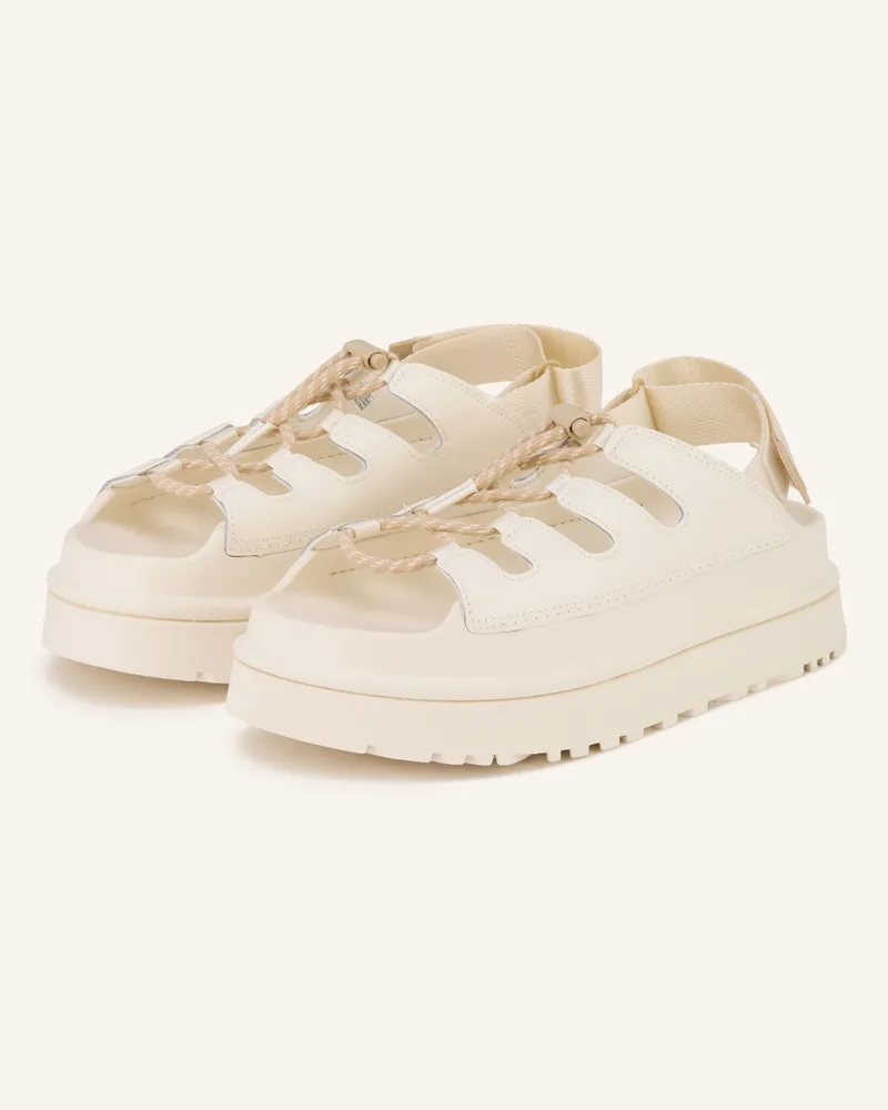 UGG Plateau-Sandalen Goldenglow Toggle weiss Weiss