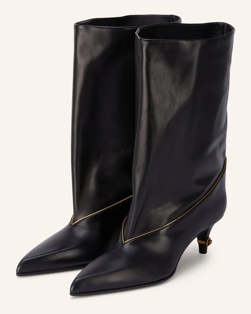 Versace Stiefeletten schwarz Schwarz