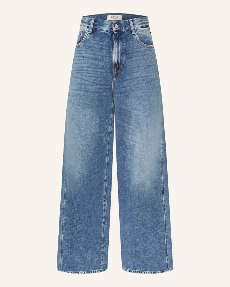 Replay Wide Leg Jeans Lanarey blau 009