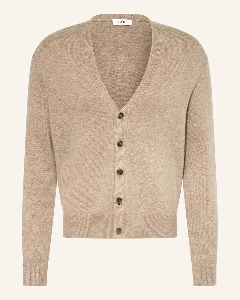 COS Strickjacke aus Cashmere Dunkelbraun
