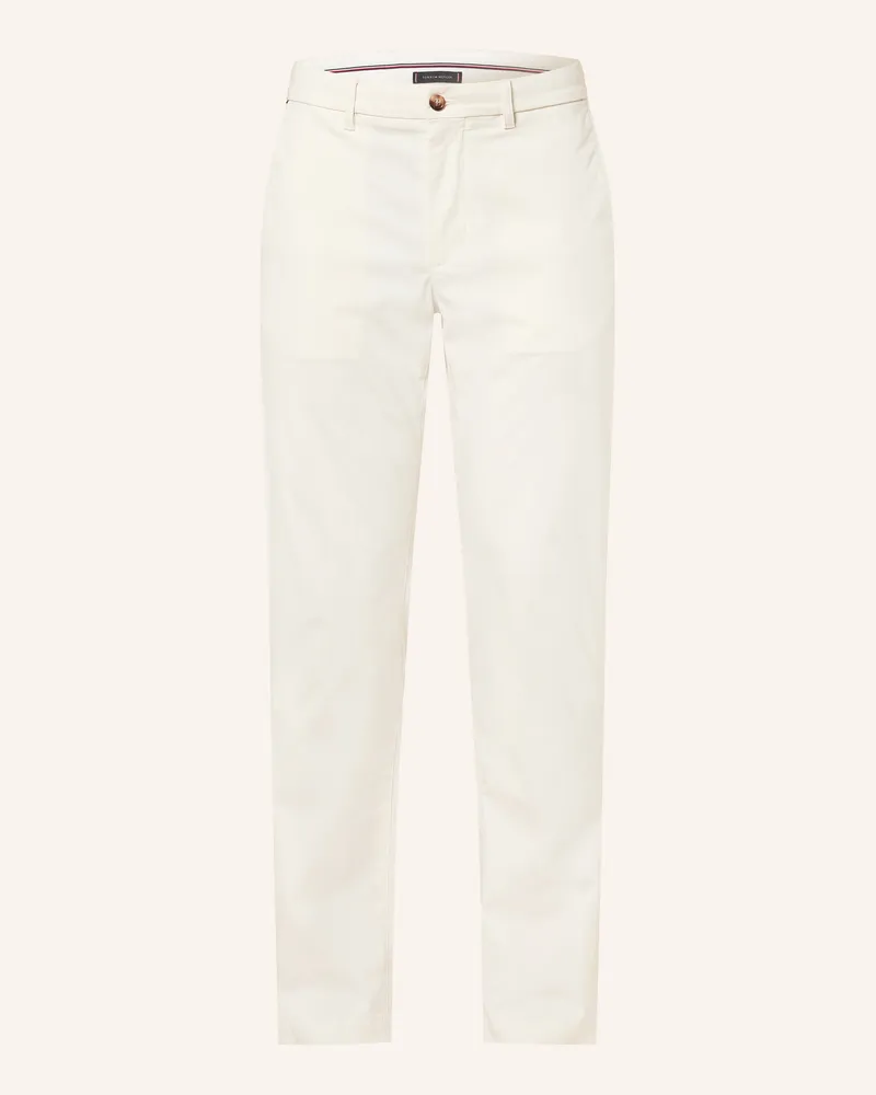 Tommy Hilfiger Chino Denton Straight Fit weiss Ecru
