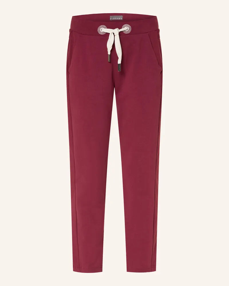 ELBSAND Sweatpants BRINJA Dunkelrot