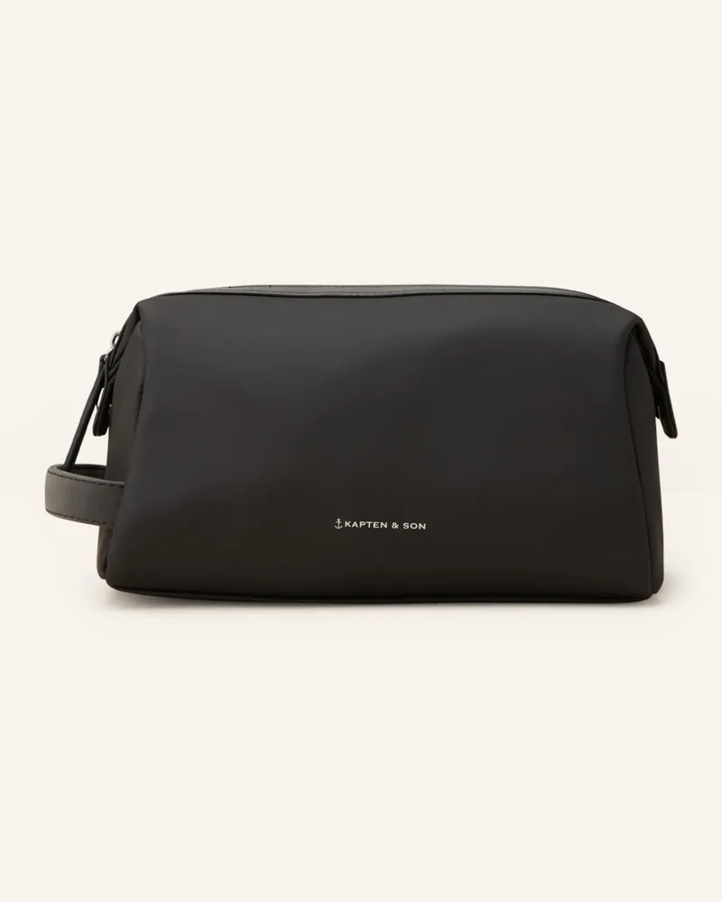 Kapten & Son Kosmetiktasche Schwarz