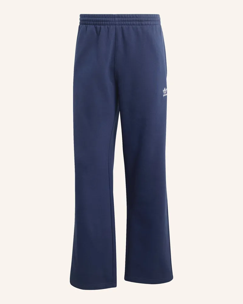 adidas TREFOIL ESSENTIALS OPEN HEM HOSE Blau