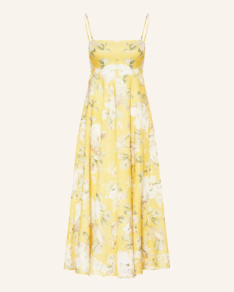 Zimmermann Leinenkleid ACACIA Gelb