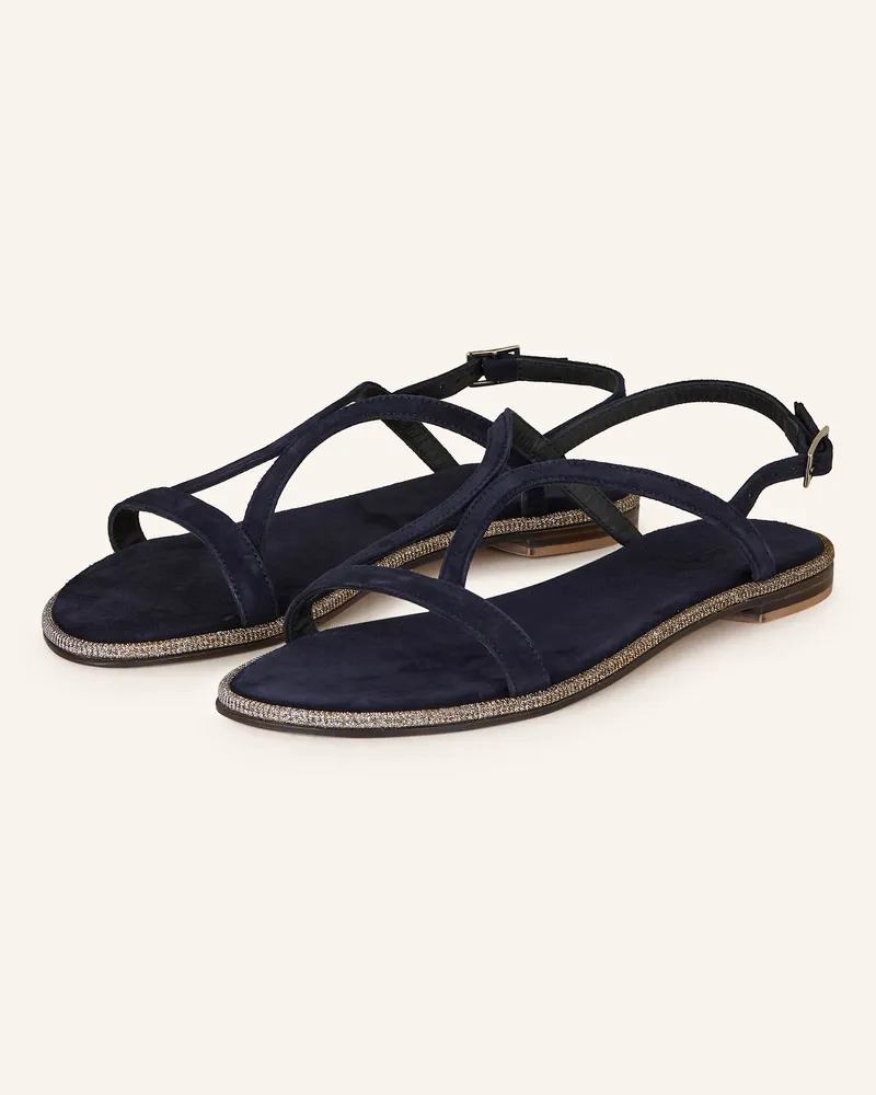 Viamercanti Sandalen Eolie blau Dunkelblau