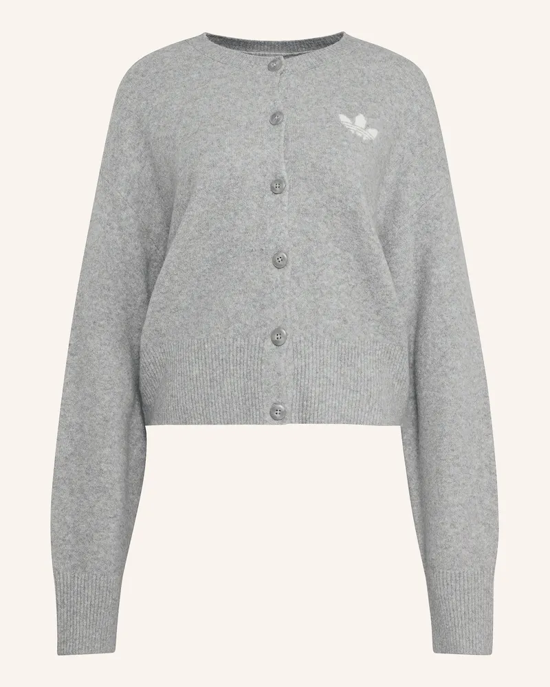 adidas Strickjacke Essentials grau Hellgrau