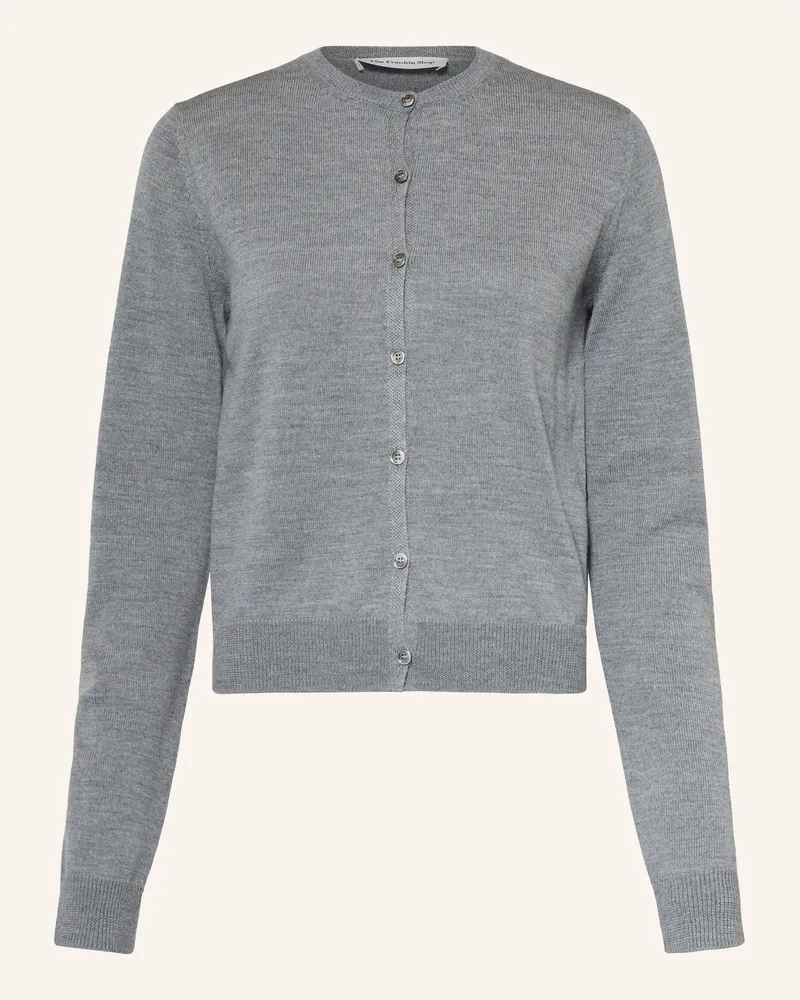 FRANKIE Shop Strickjacke Nomi Aus Merinowolle grau Grau