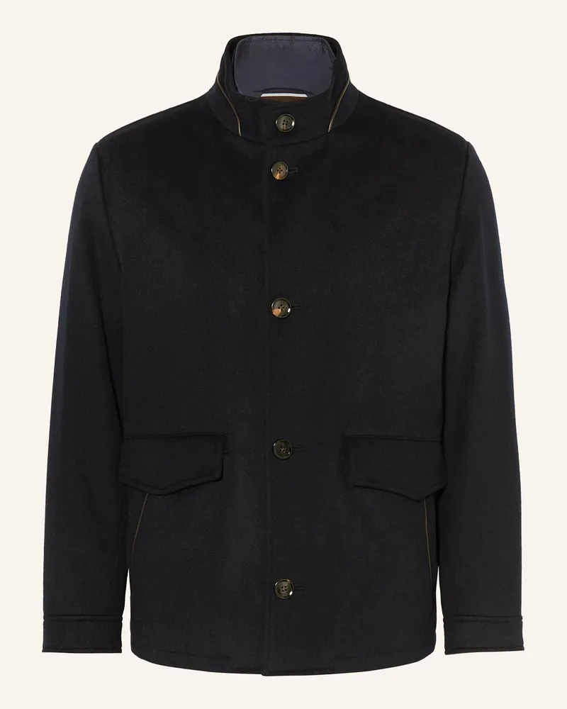 Bugatti Fieldjacket mit Blende Dunkelblau