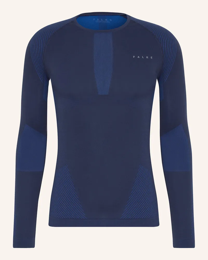 Falke Funktionswäsche-Shirt Warm blau Blau