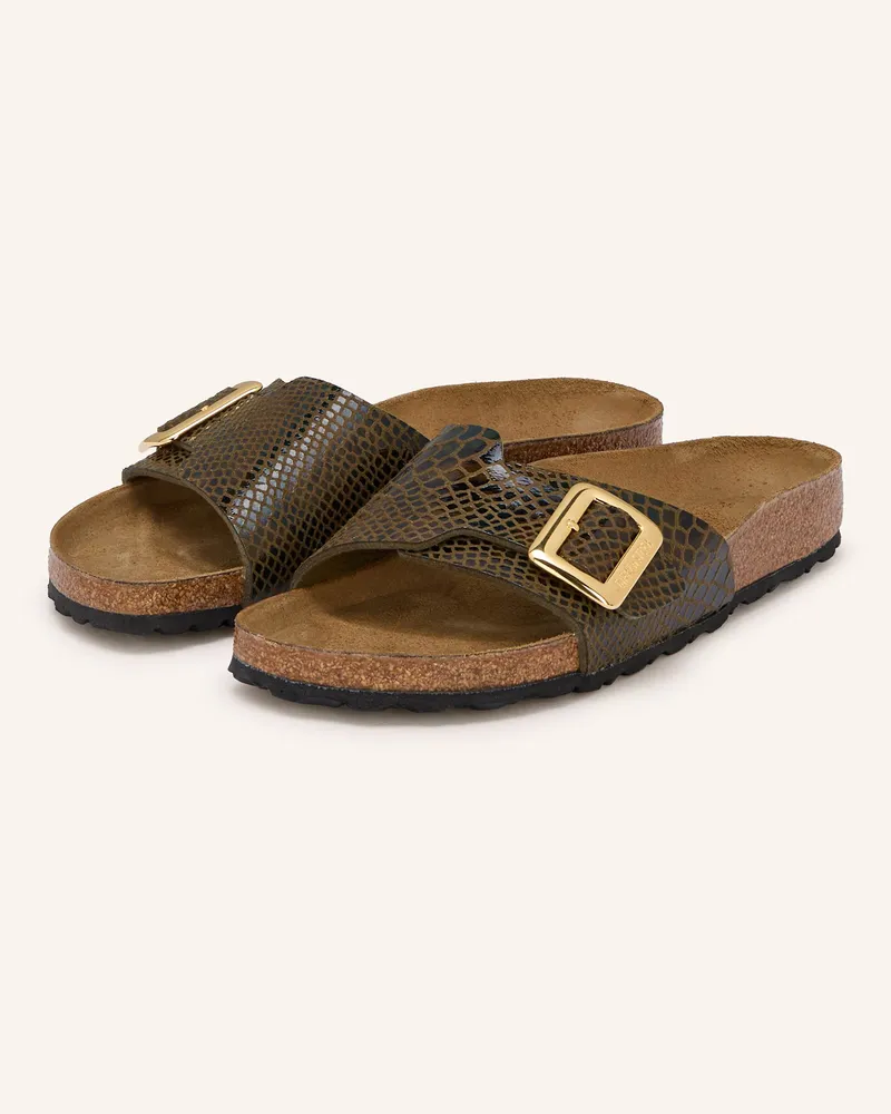 Birkenstock Pantoletten CATALINA CUSHION BUCKLE Grün
