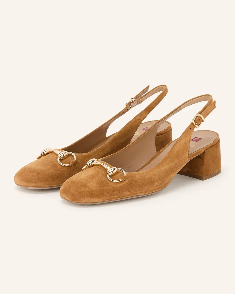Högl Slingpumps braun Camel