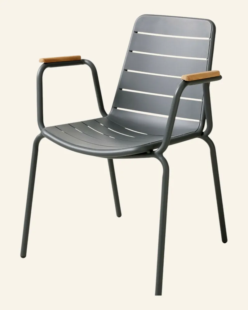 Cinas Gartenstuhl Parc grau Dunkelgrau