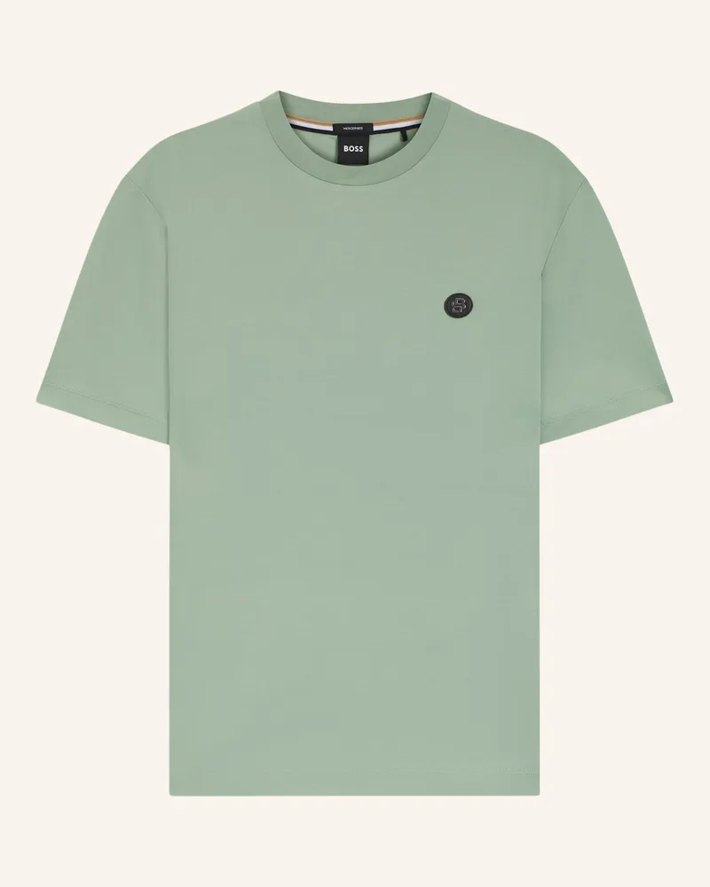 HUGO BOSS T-Shirt C-Taut 01 Regular Fit gruen Hellgrün