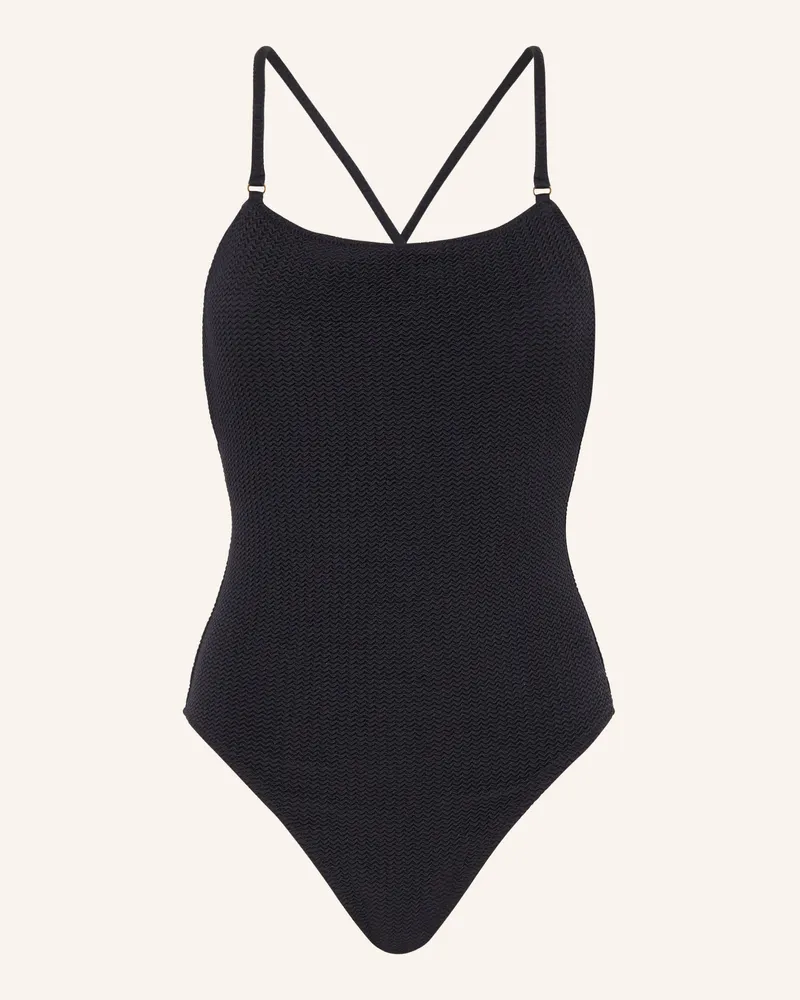 Seafolly Australia Badeanzug Sea Dive schwarz Schwarz