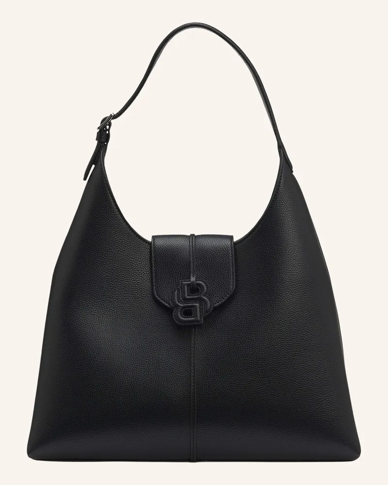 HUGO BOSS Umhängetasche ANETT NEW BIG HOBO Schwarz