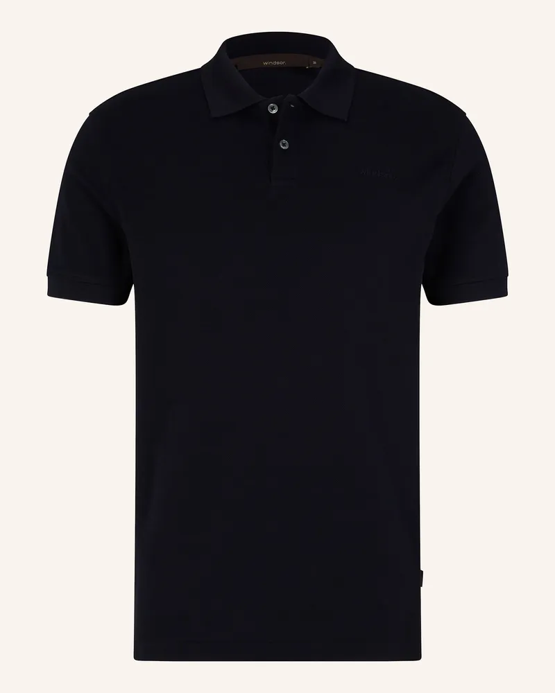 windsor. Poloshirt blau Dunkelblau