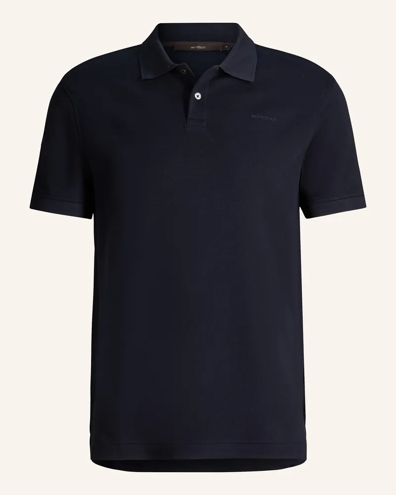 windsor. Poloshirt blau Dunkelblau