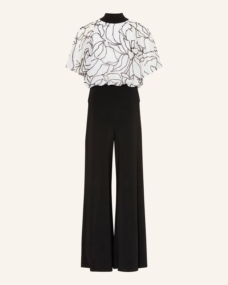 Joseph Ribkoff Jumpsuit im Materialmix Schwarz