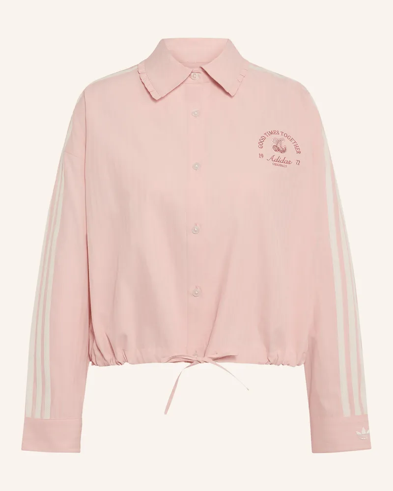 adidas Hemdbluse Sports Shirt Ls rosa Hellrosa