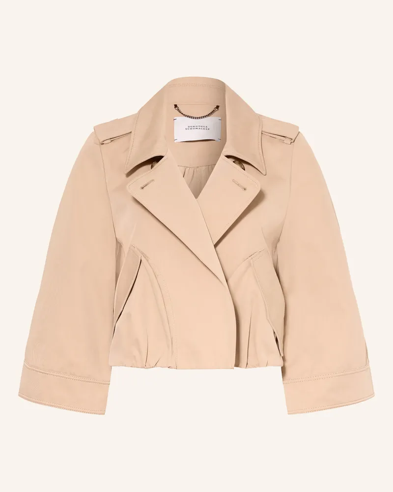 Dorothee Schumacher Trench-Jacke Luxury Layer beige Beige