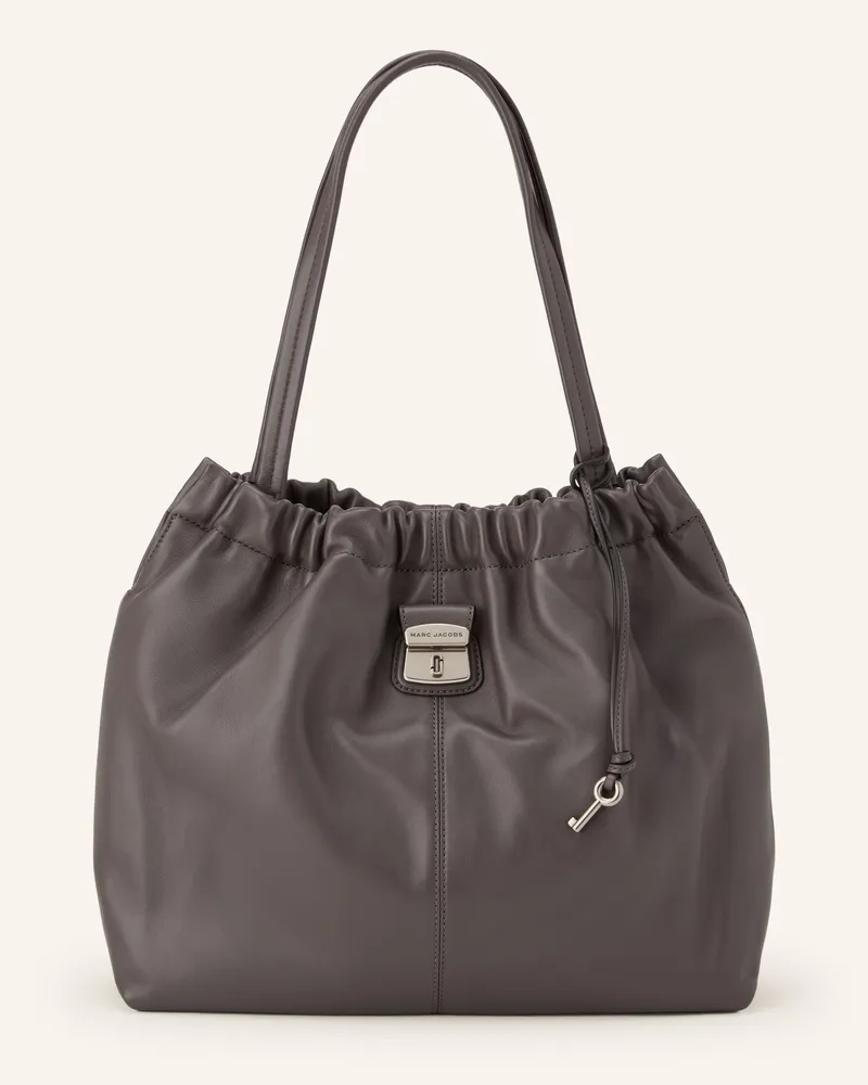 Marc Jacobs Schultertasche The Cristina Tote Hobo Chain grau Dunkelgrau