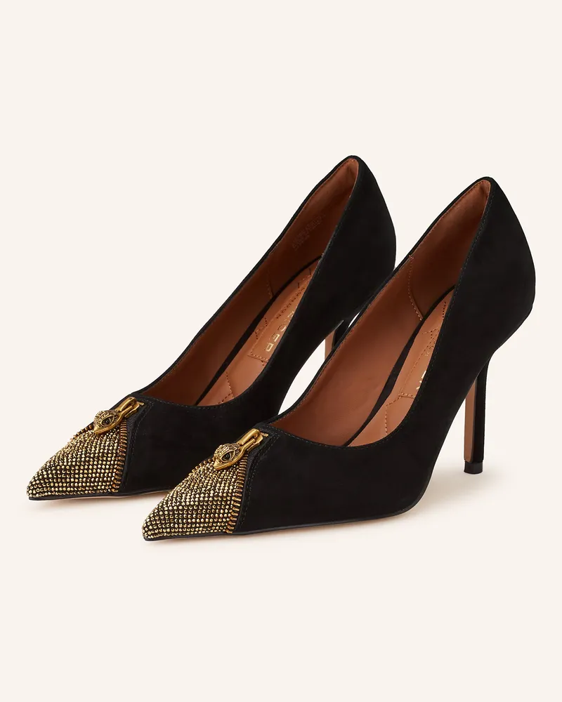 Kurt Geiger Pumps mit Schmucksteinen Schwarz