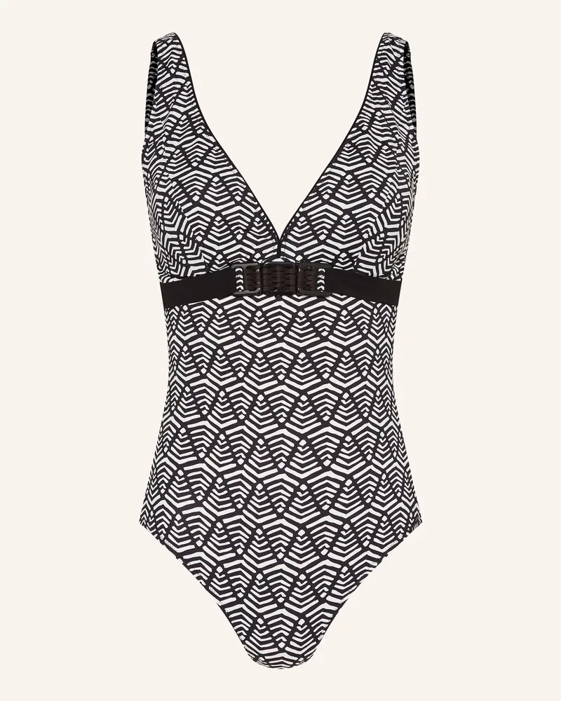 Lidea Badeanzug DASHED PULSE Schwarz