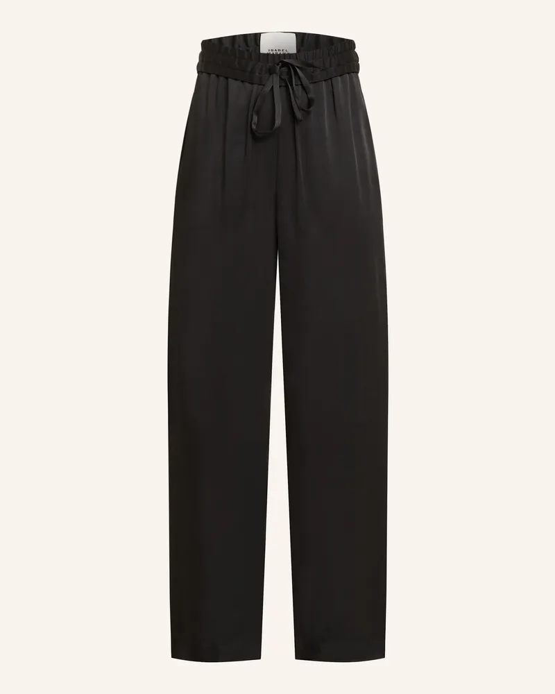 Isabel Marant Satinhose Kendry schwarz Schwarz