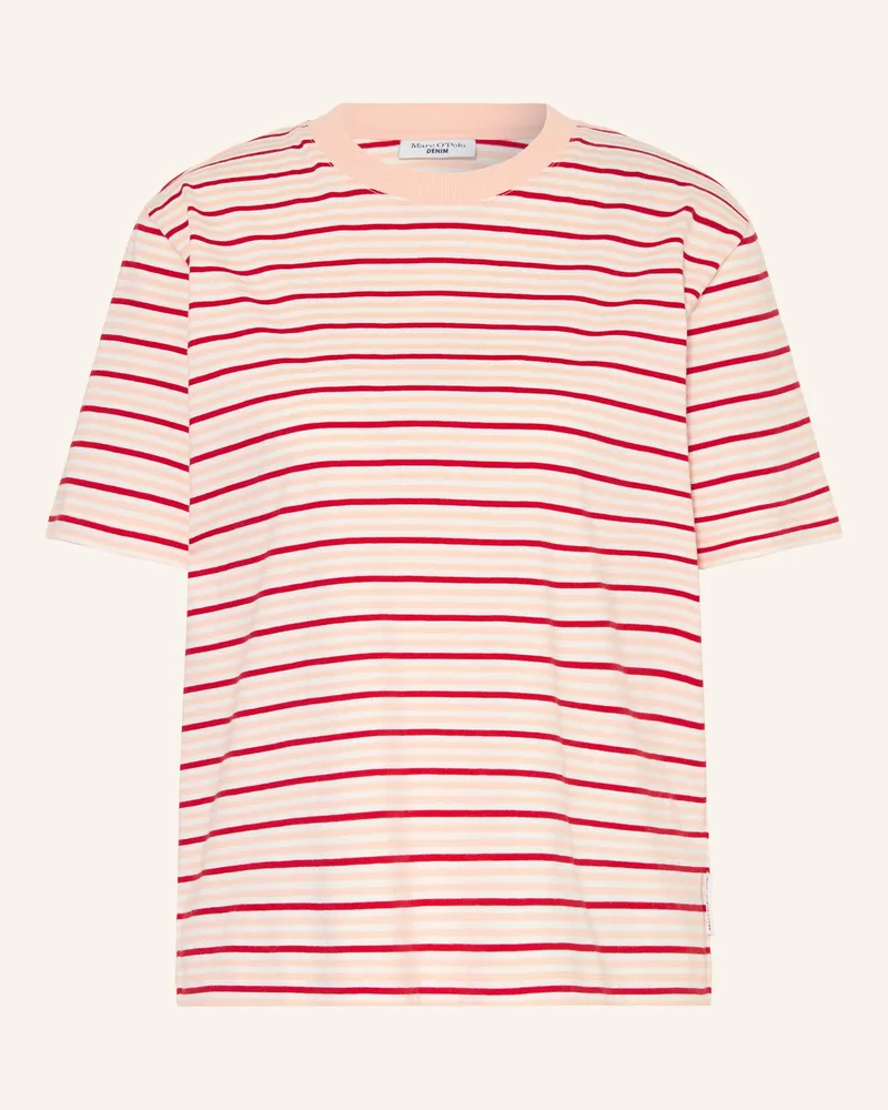 Marc O'Polo T-Shirt rot Creme
